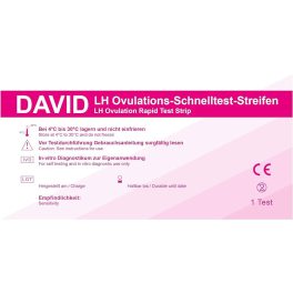 DAVID OVULÁCIÓS (LH) TESZTCSÍK 20 mIU/ml 