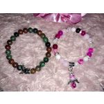 Termékenység növelése páros ásványkarkötő szett (2db), férfi - női