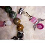 Termékenység növelése páros ásványkarkötő szett (2db), férfi - női